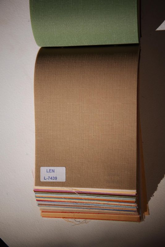 Римські штори DECOLIV з ланцюжковим карнизом Льон капучино