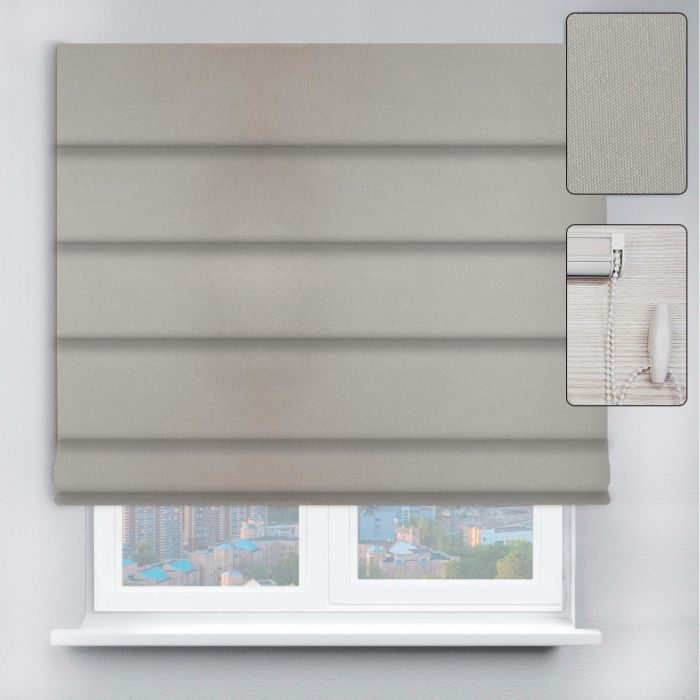 Римські штори DECOLIV з ланцюжковим карнизом Neo світло-сірий