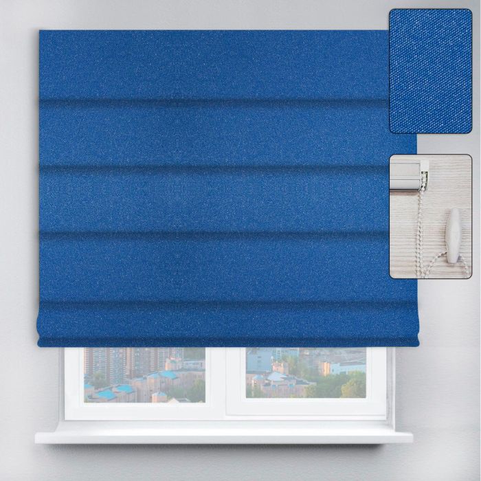 Римські штори DECOLIV з ланцюжковим карнизом Neo синій