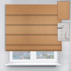 Римські штори з ланцюжковим карнизом Neo капучино