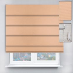 Римські штори з ланцюжковим карнизом Neo бежевий