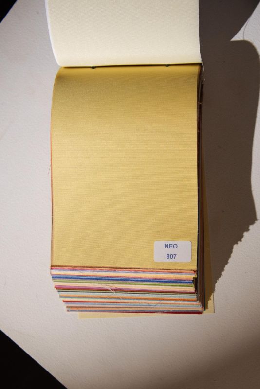 Римські штори DECOLIV з ланцюжковим карнизом Neo світло-жовтий