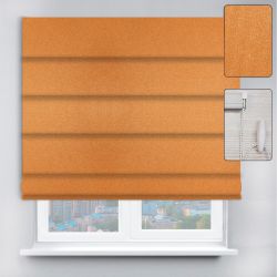 Римські штори DECOLIV з ланцюжковим карнизом Neo помаранчевий