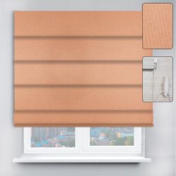 Римські штори з ланцюжковим карнизом Neo персиковий