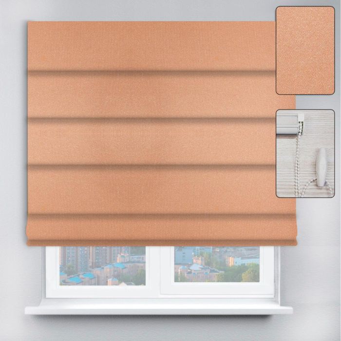 Римські штори DECOLIV з ланцюжковим карнизом Neo персиковий