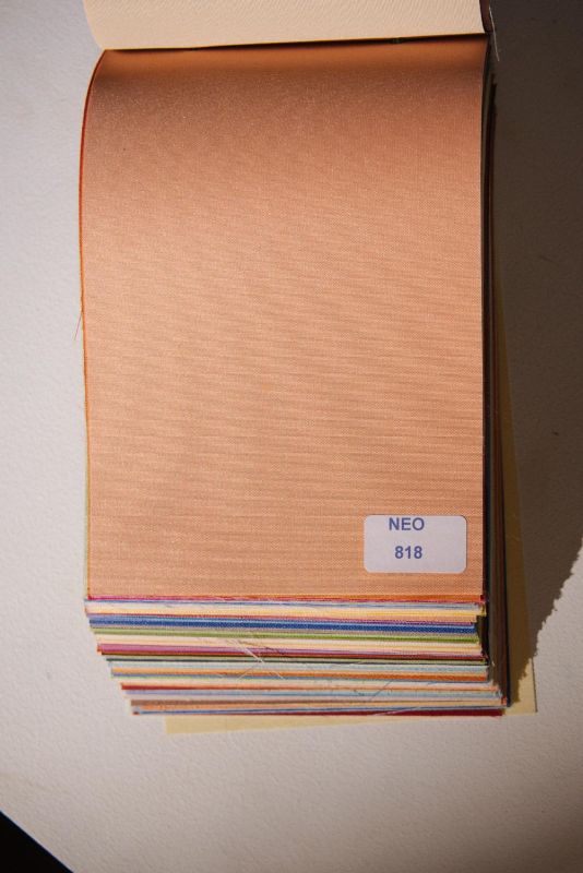 Римські штори з ланцюжковим карнизом Neo персиковий