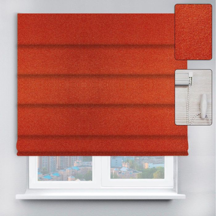 Римські штори DECOLIV з ланцюжковим карнизом Neo теракотовий