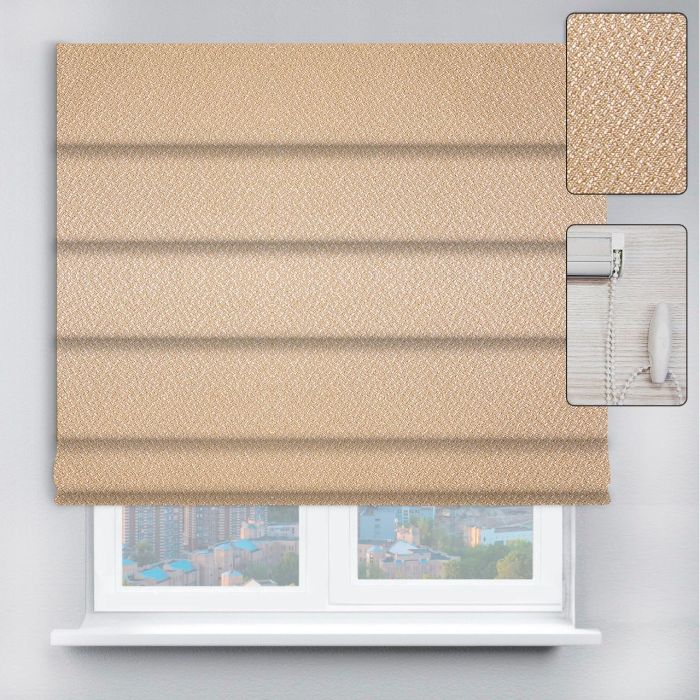 Римські штори DECOLIV з ланцюжковим карнизом Pearl бежевий