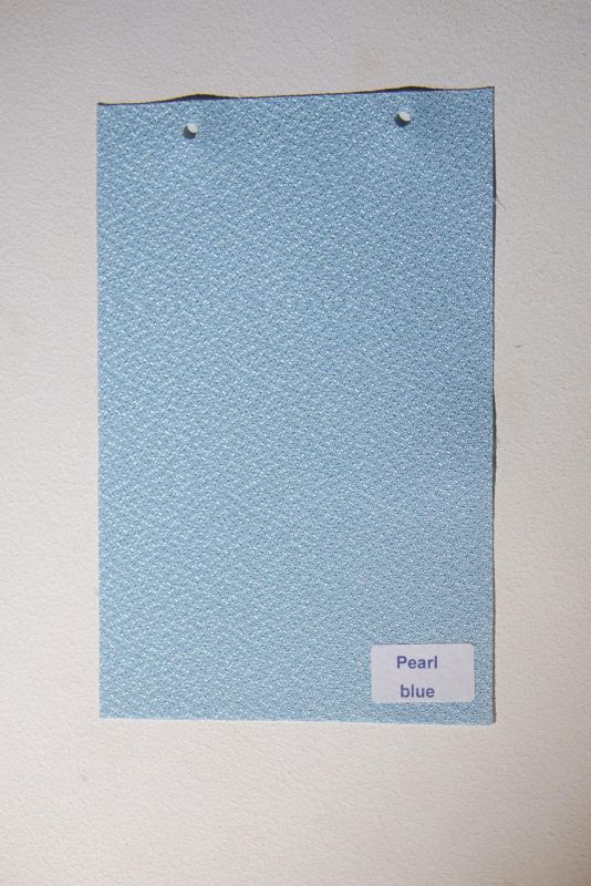 Римські штори DECOLIV з ланцюжковим карнизом Pearl блакитний