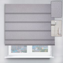Римські штори з ланцюжковим карнизом Pearl сірий