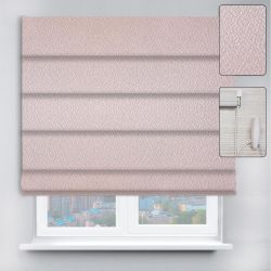 Римські штори з ланцюжковим карнизом Pearl рожевий
