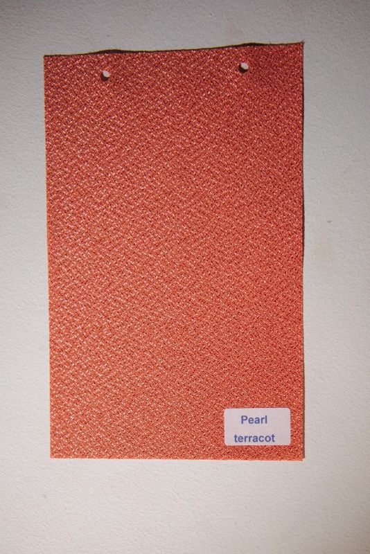 Римські штори DECOLIV з ланцюжковим карнизом Pearl теракотовий