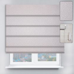 Римські штори з ланцюжковим карнизом Pearl білий