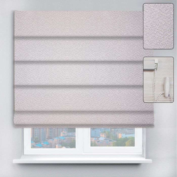 Римські штори DECOLIV з ланцюжковим карнизом Pearl білий