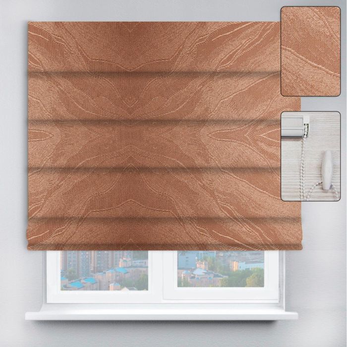 Римські штори DECOLIV з ланцюжковим карнизом Woda коричневий