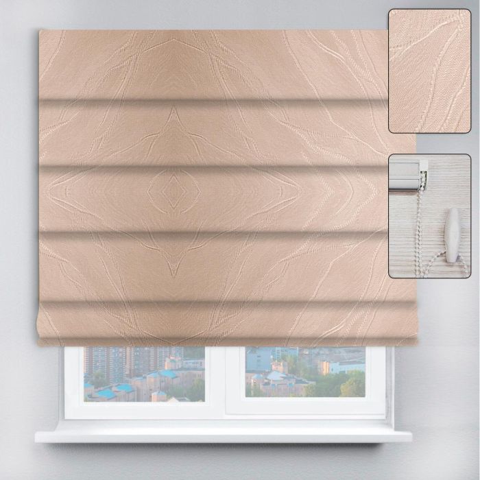 Римські штори DECOLIV з ланцюжковим карнизом Woda бежевий