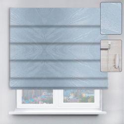Римські штори DECOLIV з ланцюжковим карнизом Woda блакитний