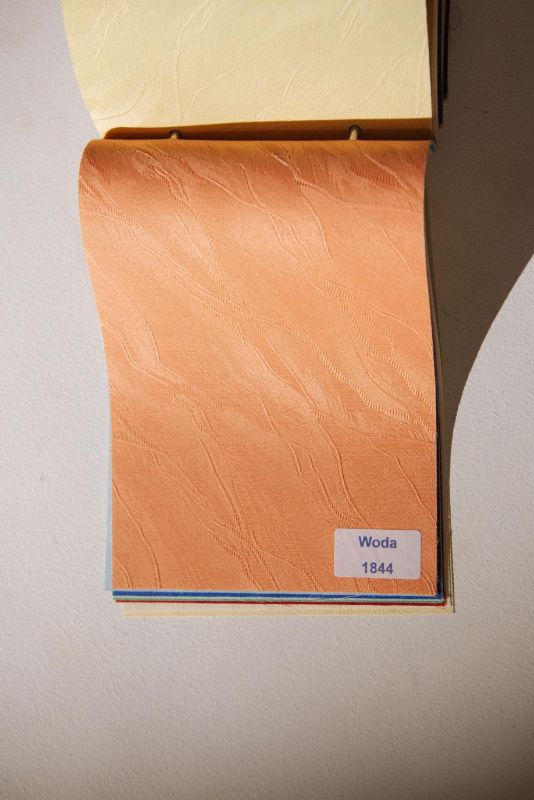 Римські штори з ланцюжковим карнизом Woda помаранчевий