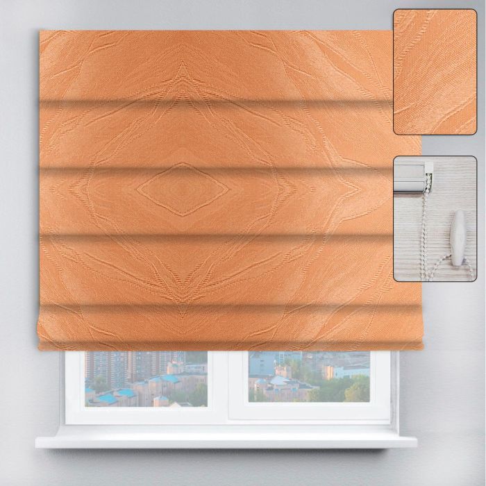 Римські штори DECOLIV з ланцюжковим карнизом Woda помаранчевий