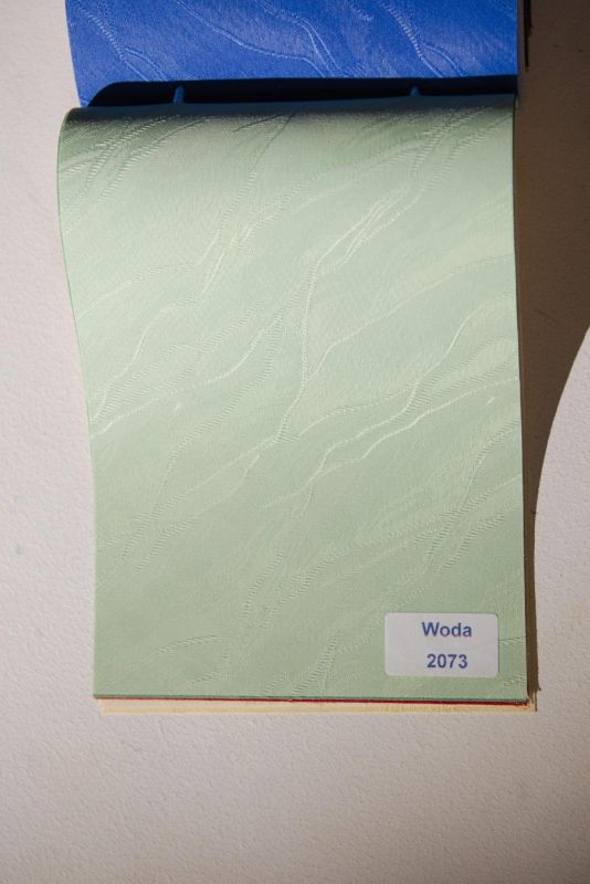 Римські штори з ланцюжковим карнизом Woda салатовий