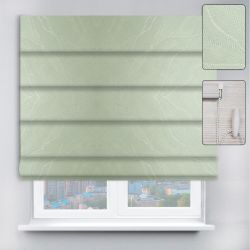 Римські штори з ланцюжковим карнизом Woda салатовий