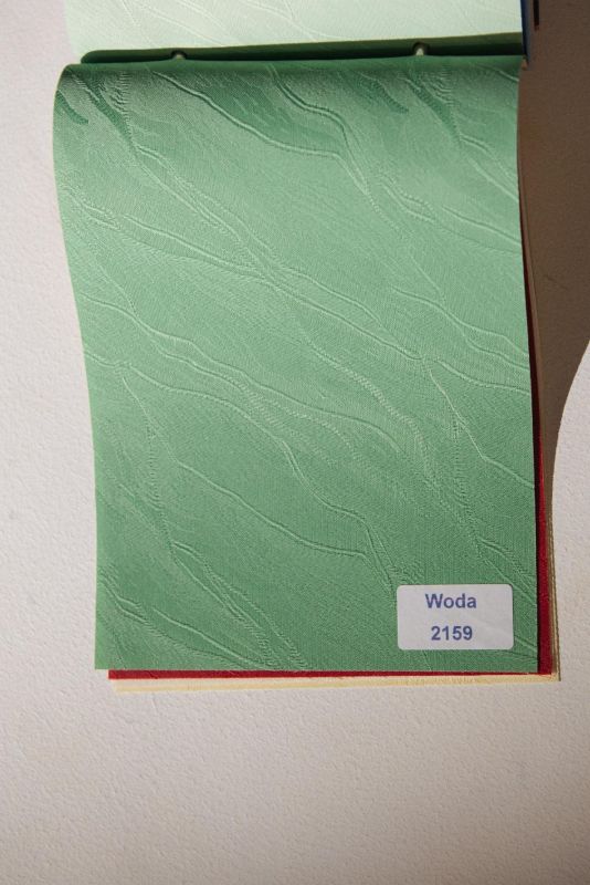 Римські штори DECOLIV з ланцюжковим карнизом Woda зелений