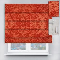 Римські штори DECOLIV з ланцюжковим карнизом Агат кірпічний