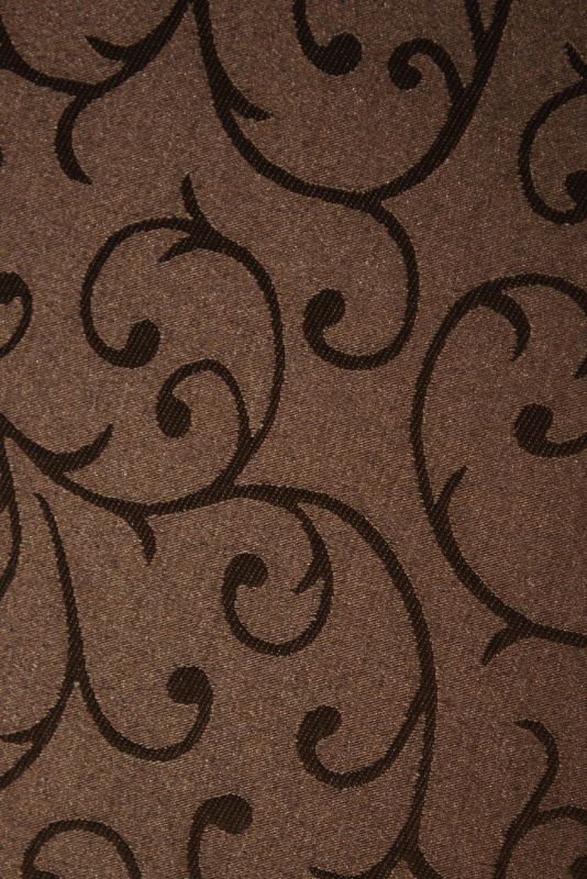 Римські штори з ланцюжковим карнизом Акант шоколадний