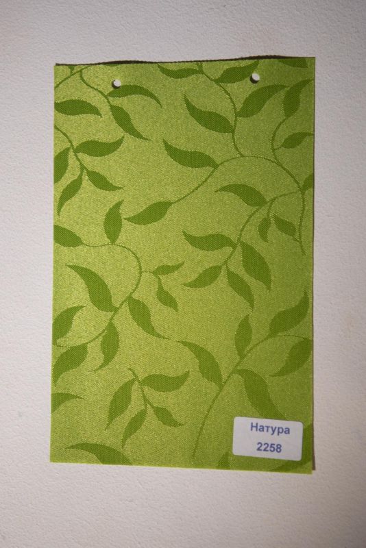 Римські штори DECOLIV з ланцюжковим карнизом Натура зелений