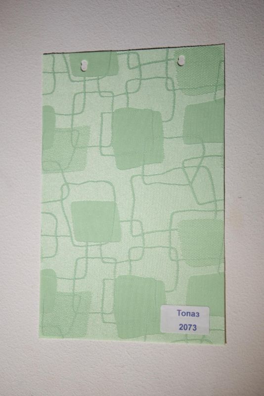 Римські штори DECOLIV з ланцюжковим карнизом Топаз 2073 мятний