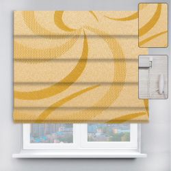 Римські штори DECOLIV з ланцюжковим карнизом Фестиваль 702 помаранчевий