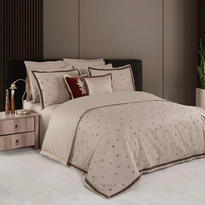 Двоспальний King Size комплект Sarev Kutay Сатин Преміум