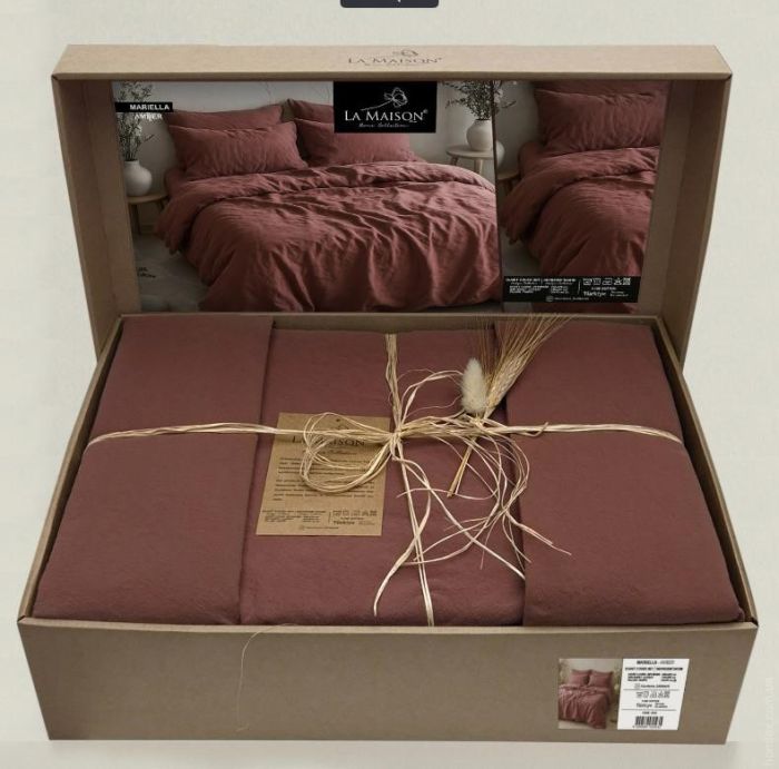 Двоспальний Євро комплект La Maison Mariella Amber Варена Бавовна