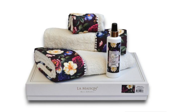 Подарунковий набір рушників з парфумом La Maison Vinta