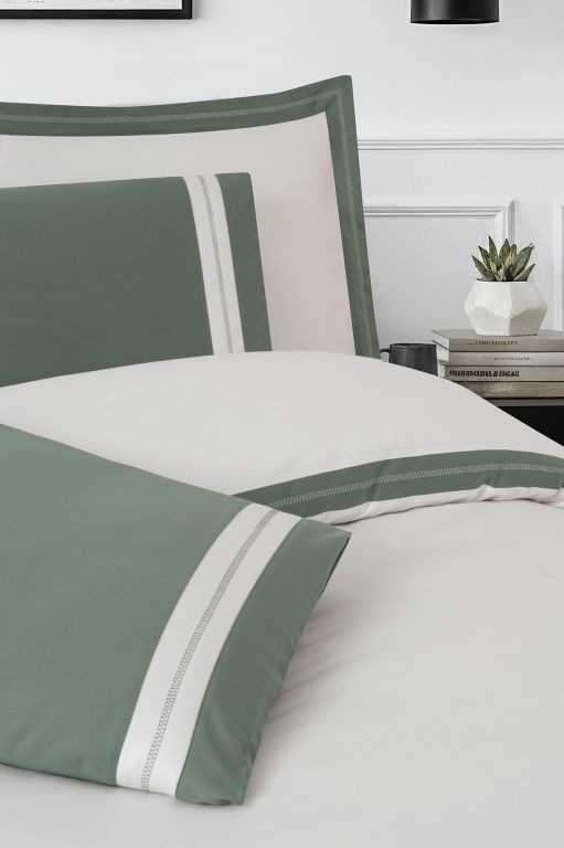 Двоспальний Євро комплект La Romano Mona Alara Cream Сатин Делюкс