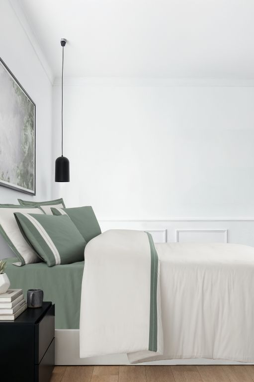 Двоспальний Євро комплект La Romano Mona Alara Cream Сатин Делюкс