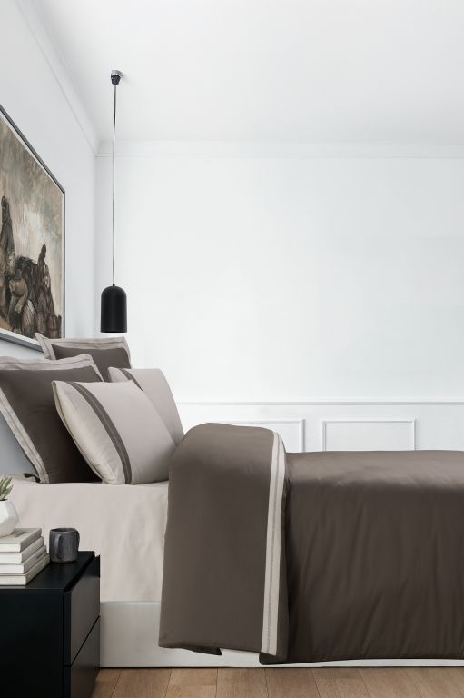 Двоспальний Євро комплект La Romano Mona Alara Iron Сатин Делюкс