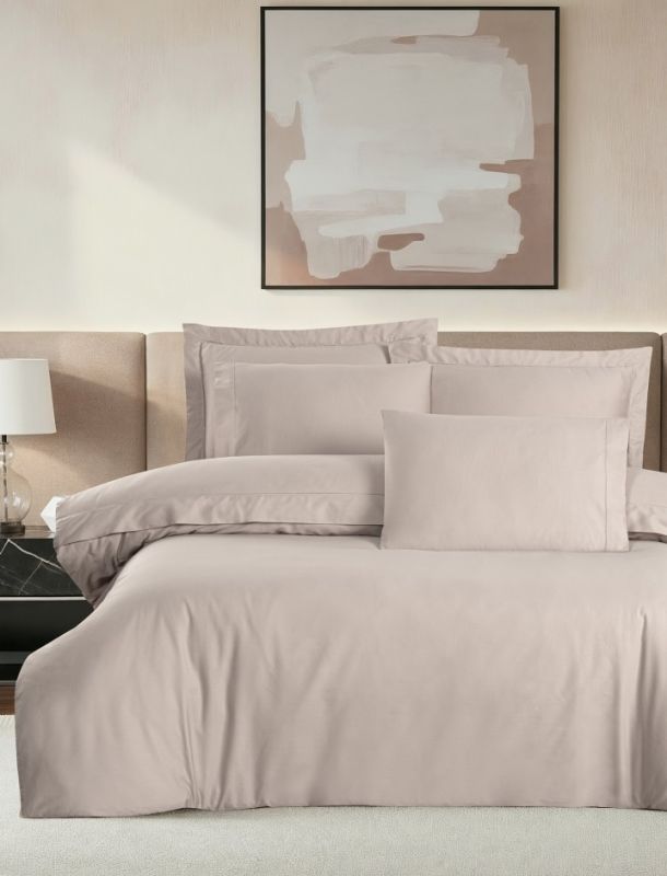 Двоспальний Євро комплект La Romano Mona Frezya Violet Сатин Делюкс