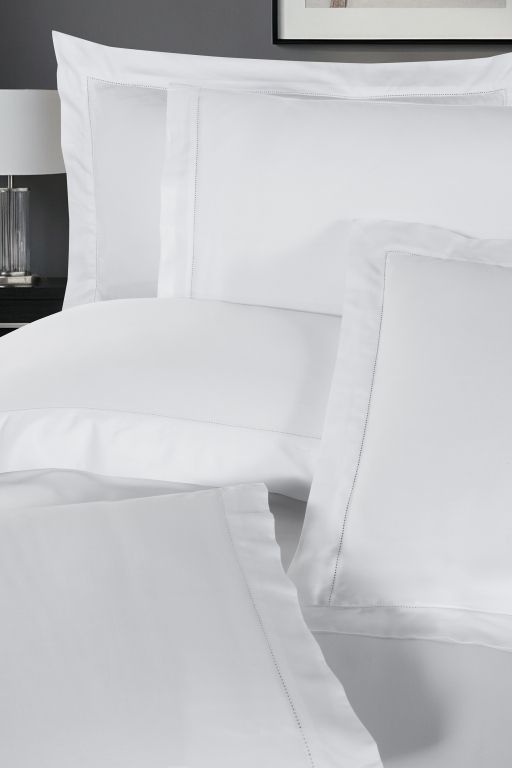 Двоспальний Євро комплект La Romano Mona Frezya White Сатин Делюкс