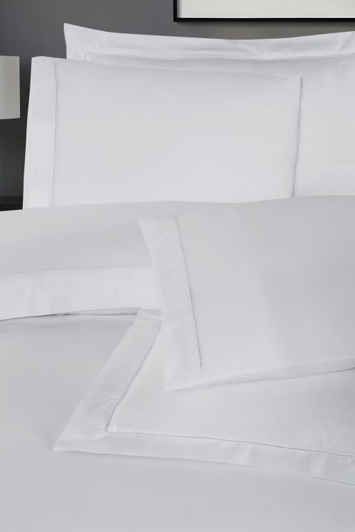 Двоспальний Євро комплект La Romano Mona Frezya White Сатин Делюкс