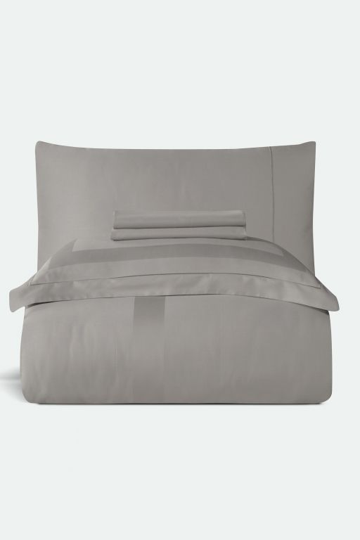 Двоспальний Євро комплект La Romano Mona Montova Ash Сатин Делюкс