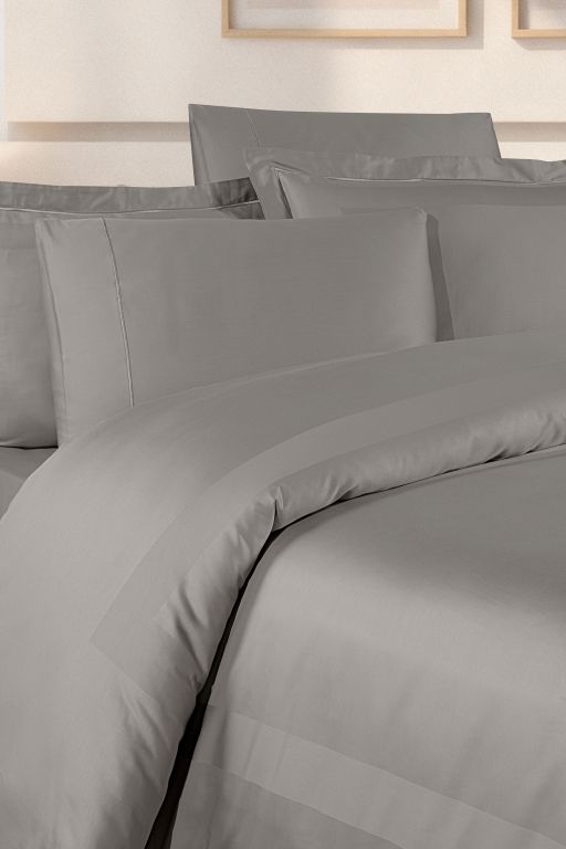 Двоспальний Євро комплект La Romano Mona Montova Ash Сатин Делюкс