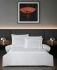 Двоспальний Євро комплект La Romano Mona Montova White Сатин Делюкс