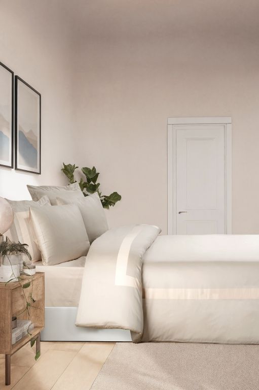 Двоспальний Євро комплект La Romano Mona Montova Wind Сатин Делюкс