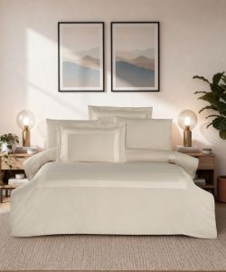 Двоспальний Євро комплект La Romano Mona Montova Wind Сатин Делюкс