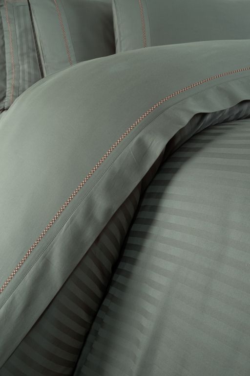 Двоспальний Євро комплект La Romano Mona Orcella Moonmist Сатин Делюкс