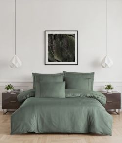 Двоспальний Євро комплект La Romano Mona Orcella Moonmist Сатин Делюкс