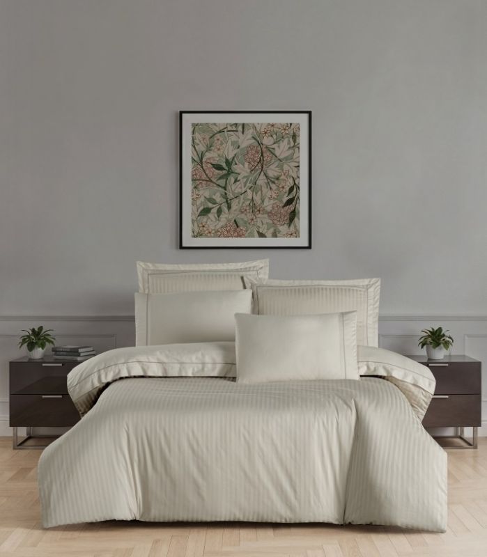 Двоспальний Євро комплект La Romano Mona Orcella Wind Сатин Делюкс