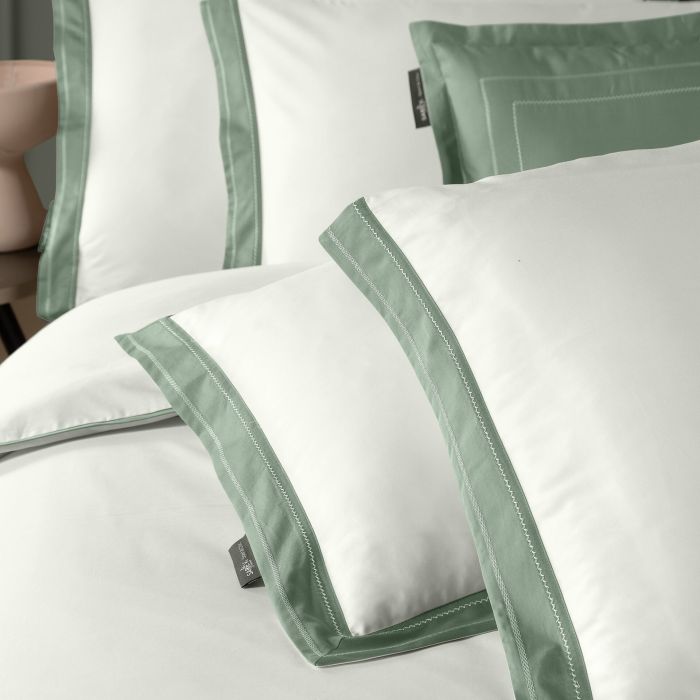Двоспальний King Size комплект Sarev Layana Yeşil Сатин Преміум