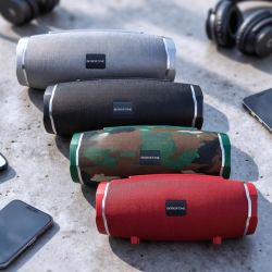 Стерео блютуз колонки Borofone, Колонка bluetooth влагостойкая, Переносная большая колонка, Беспроводная bluetooth колонка, WAJ